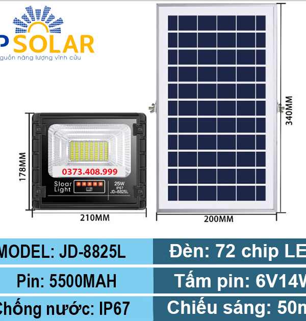 Đèn Pha NLMT JD 25W