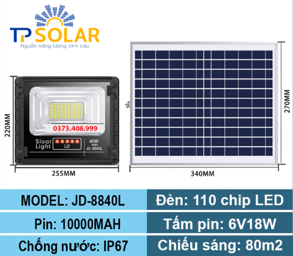 Đèn Pha NLMT JD 40W
