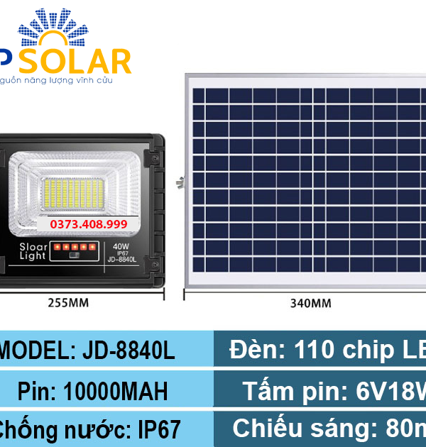 Đèn Pha NLMT JD 40W