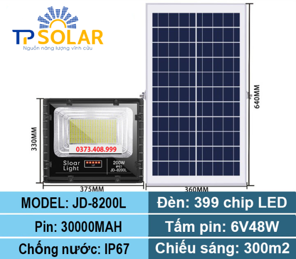 Đèn Pha NLMT JD 200W