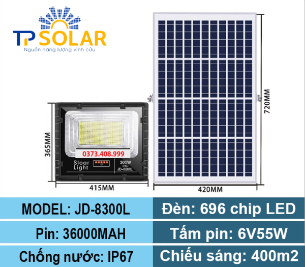 Đèn Pha NLMT JD 300W