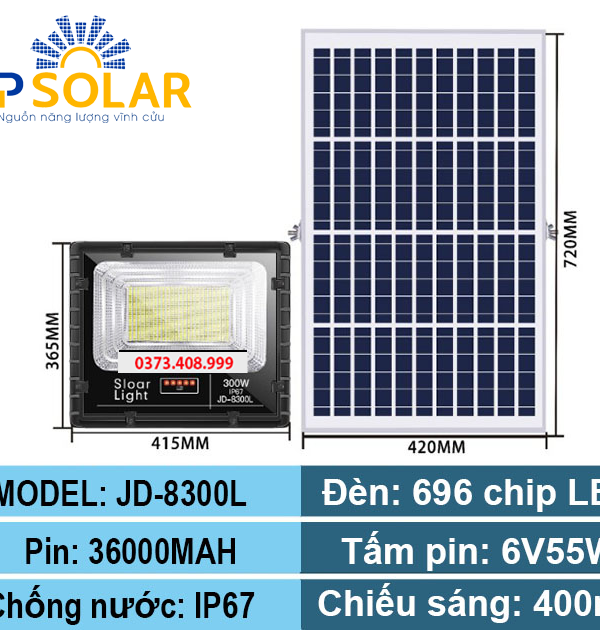 Đèn Pha NLMT JD 300W