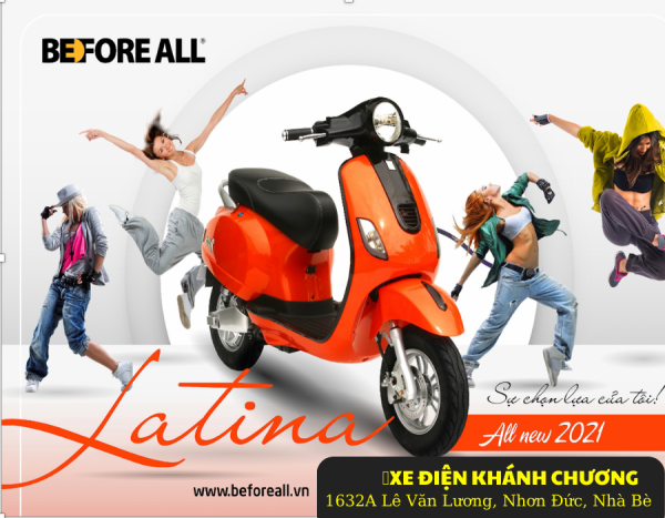 Xe máy điện LATINA Đèn led