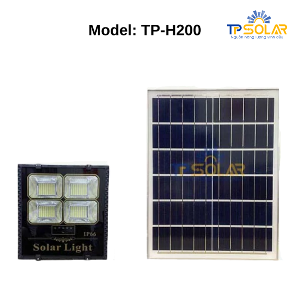 [200W] Đèn Pha Năng Lượng Mặt Trời TP Solar TP-H200