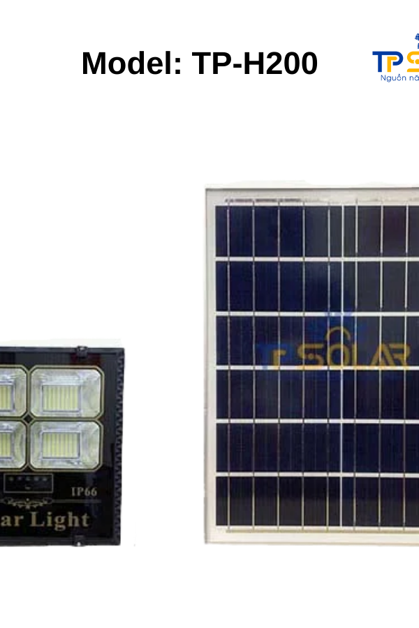 [200W] Đèn Pha Năng Lượng Mặt Trời TP Solar TP-H200