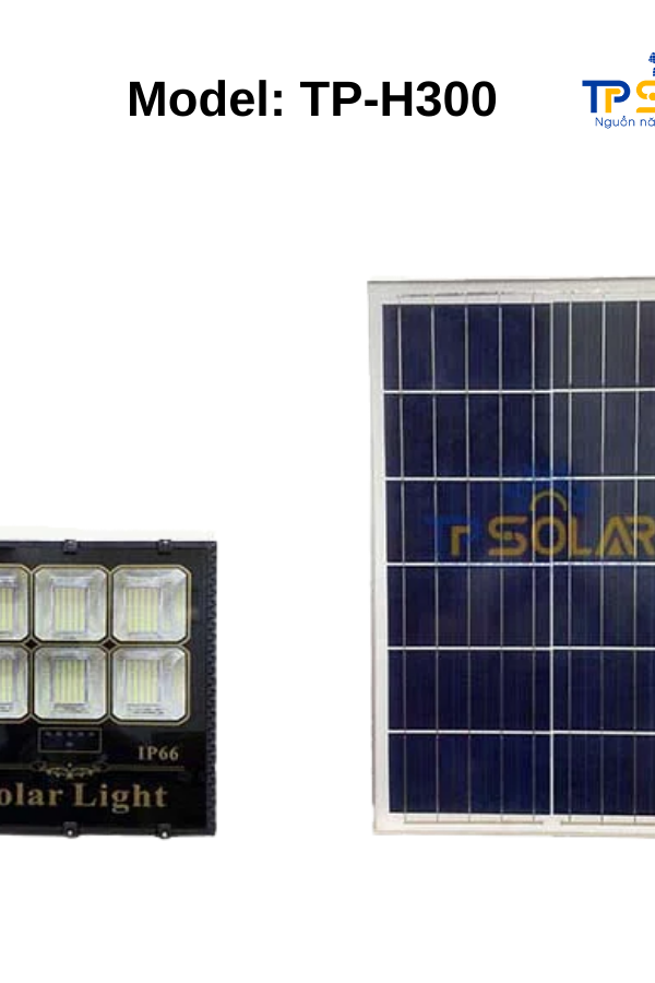 [300W] Đèn Pha Năng Lượng Mặt Trời TP Solar TP-H300