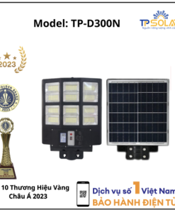Đèn đường liền thể 3 mặt đèn TP Solar công suất 300w